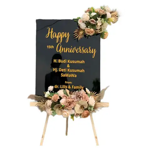 Papan Bunga Akrilik Segunung
