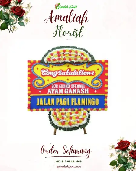 Sewa Papan Bunga Segunung